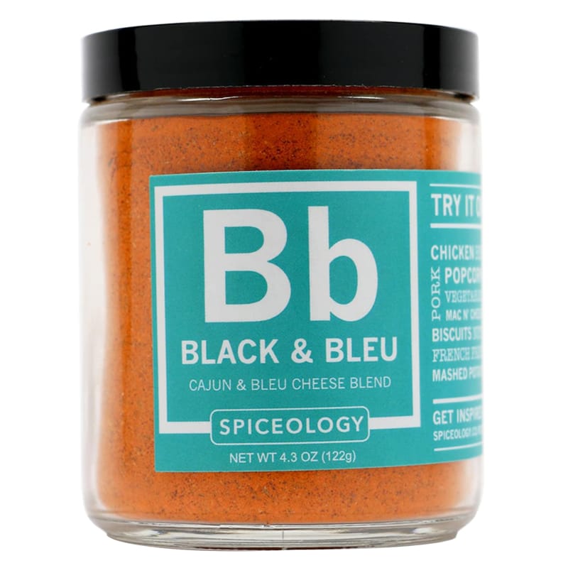 Spiceology 10018 Cajun & Bleu Cheese Blend Seasoning Rub 4.3 oz