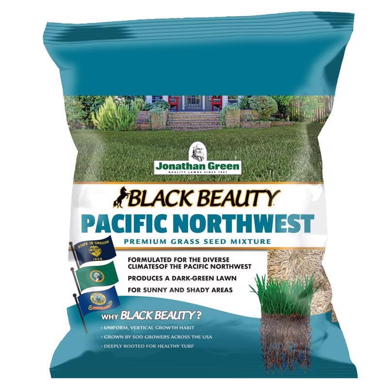 Jonathan Green 10366 Black Beauty Pacific Northwest Mixed Sun or Shade Grass Seed 7 lb