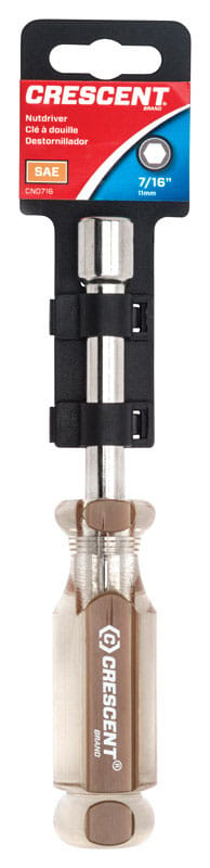 Crescent CND716 7/16 in. SAE Acetate Nut Driver 6-3/4 in. L 1 pc