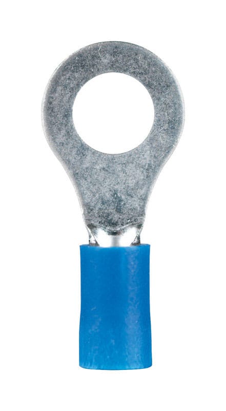 Gardner Bender 21-1055 16-14 AWG Insulated Wire Ring Terminal Blue 7 pk