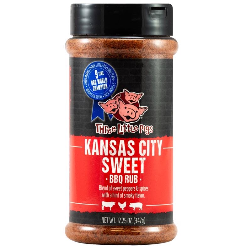 Three Little Pigs OW85160 Kansas City Sweet BBQ Rub 6.5 oz