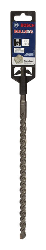 Bosch HC2084 Bulldog 1/2 in. X 12 in. L Steel Rotary Hammer Bit SDS-Plus Shank 1 pc