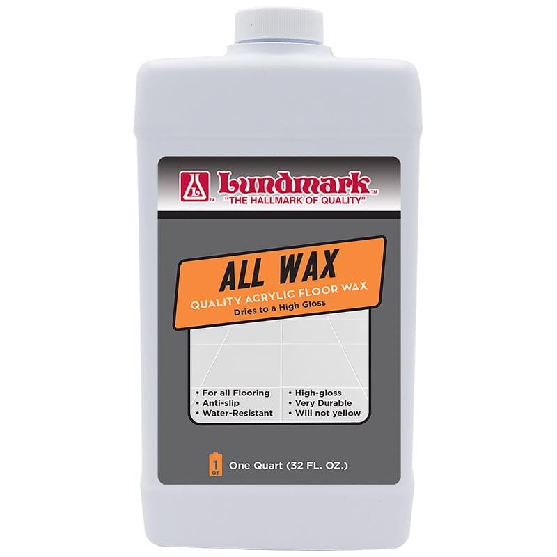 Lundmark 3201F32-6 All Wax High Gloss Anti-Slip Floor Wax Liquid 32 oz