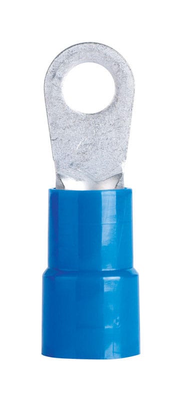 Gardner Bender 14-096 6 Ga. Insulated Wire Ring Terminal Blue 4 pk