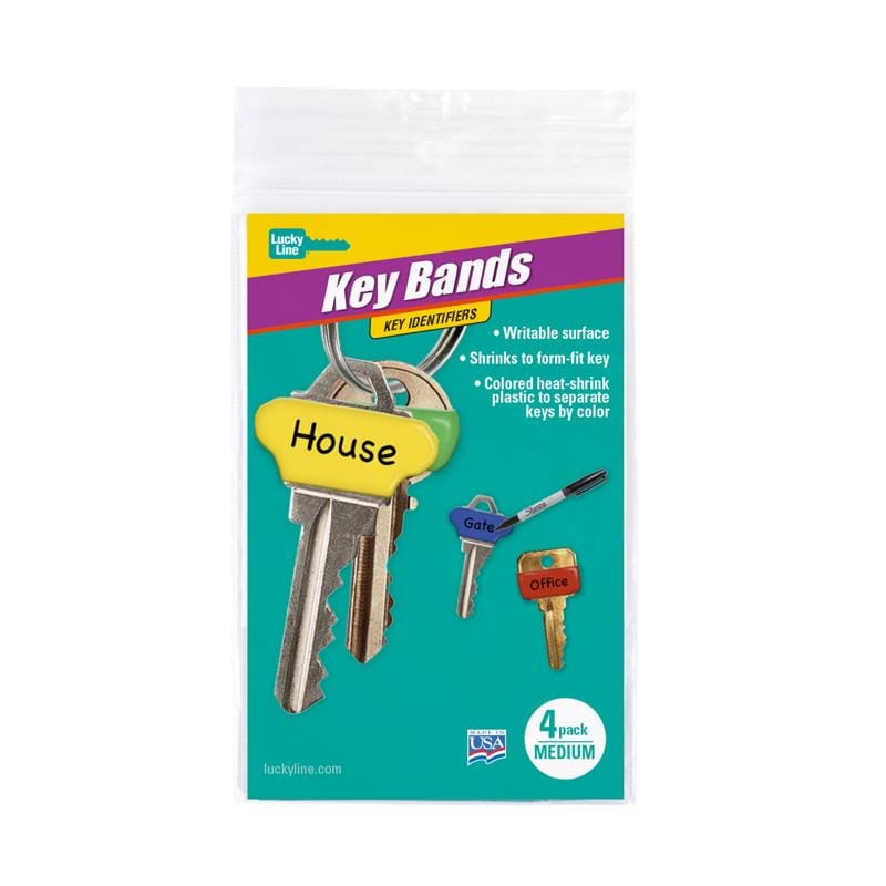 Lucky Line 17104 Plastic Assorted Key Sleeve