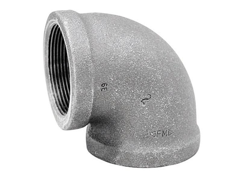 Anvil 8700123956 2 in. FPT X 2 in. D FPT Black Malleable Iron 90 Degree Elbow