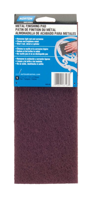 Norton 07660748148 Very Fine Metal Finishing Pad 1 pk