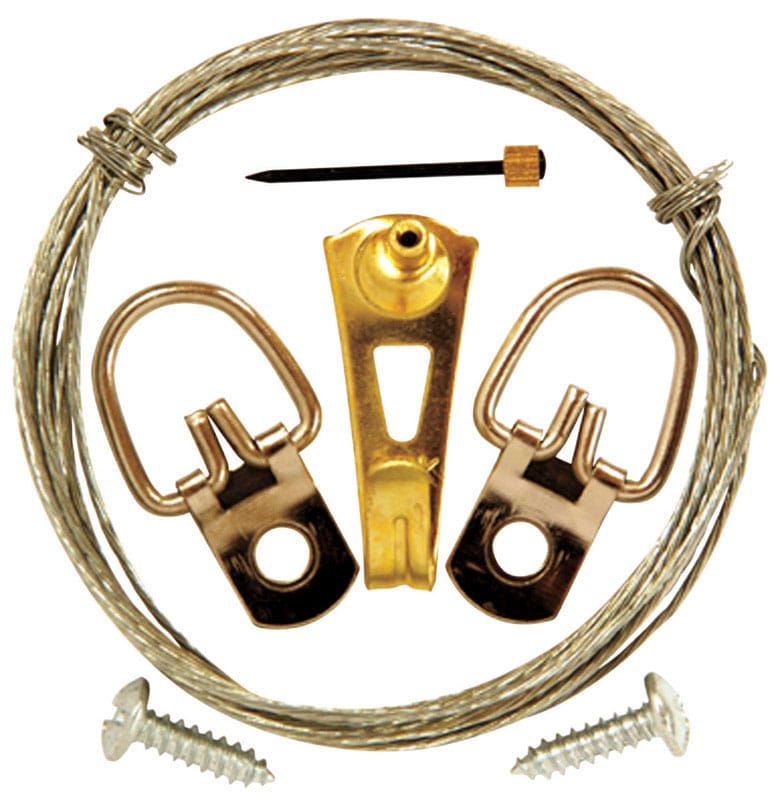 Hillman 55074 OOK Steel-Plated Professional Picture Hanging Set 30 lb 7 pk