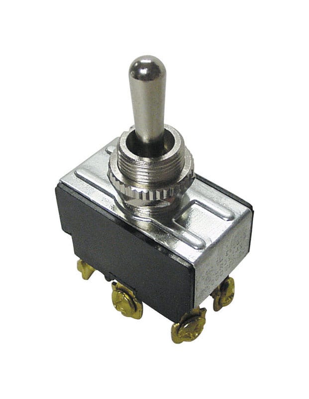 Gardner Bender GSW-123 20 amps Double Pole Toggle Momentary Switch Black/Silver 1 pk