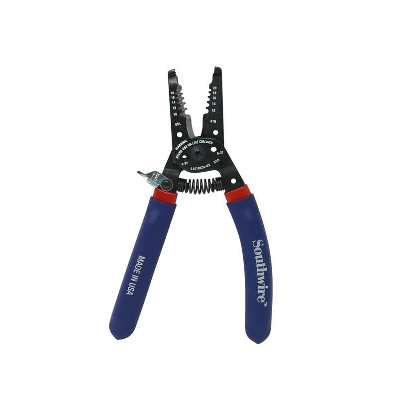 Southwire 67039540 Wounded Warrior Project 10-18 Solid and 12-20 Stranded AWG Wire Stripper