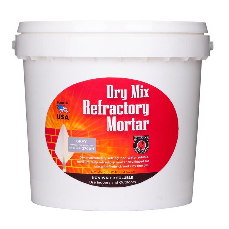 Meeco'S 1609 RED DEVIL Refractory Cement