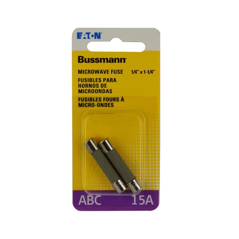 Bussmann BP/ABC-15 15 amps Fast Acting Microwave Fuse 2 pk