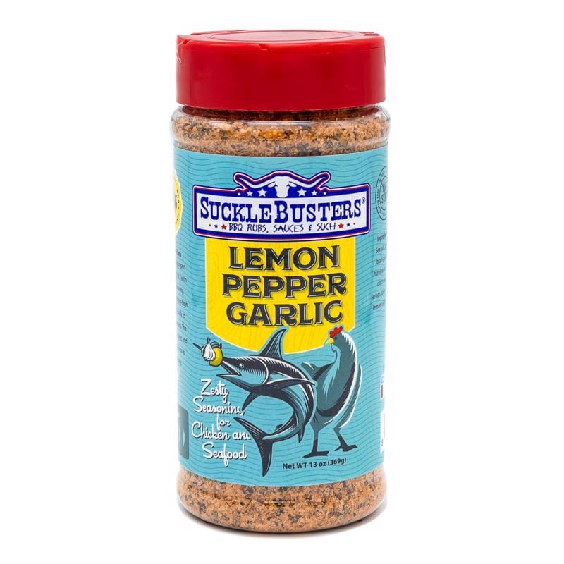 Sucklebusters SBLP/005 Lemon Pepper Garlic BBQ Rub 13 oz