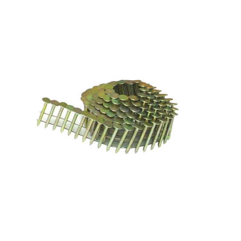 Bostitch CR3DGAL 1-1/4 in. L Wire Coil Galvanized Roofing Nails 15 deg 7200 pk