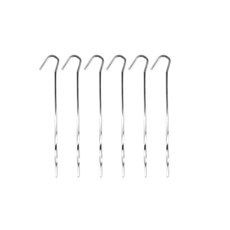 Coghlan'S 8326 Silver Skewer Pegs 8.625 in. H X 2.875 in. W X 7 in. L 6 pk