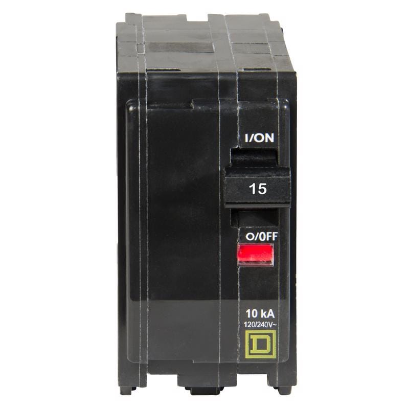 Square D QO215C QO 15 amps Standard 2-Pole Circuit Breaker