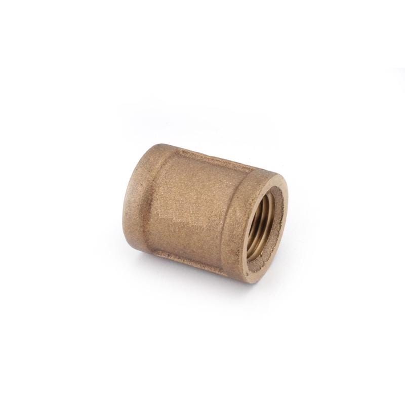 Anderson Metals 738103-02 1/8 in. FPT in. X 1/8 in. D FPT Red Brass Coupling
