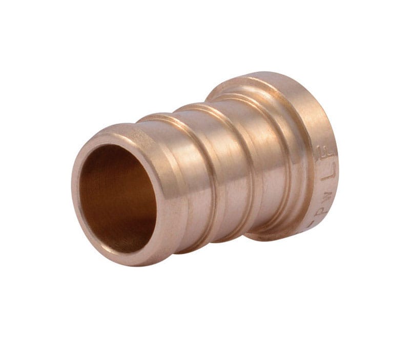 Sharkbite UC514LFA5 1/2 in. Barb X 1/2 in. D Barb Brass Plug