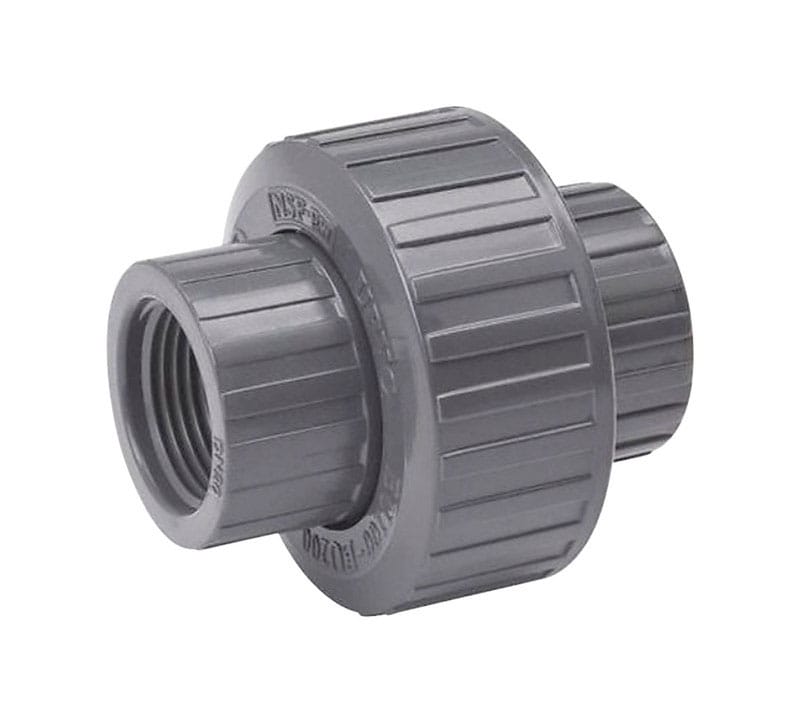 B&K 164-104 ProLine Schedule 80 3/4 in. FPT X 3/4 in. D Threaded PVC Union 1 pk