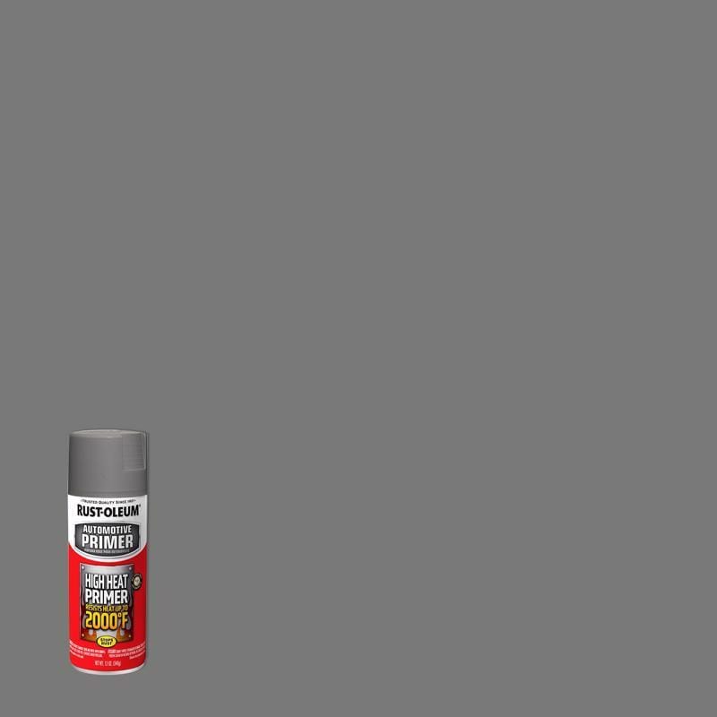 Rust-Oleum 249340 High Heat Gray Automotive Spray Primer 12 oz