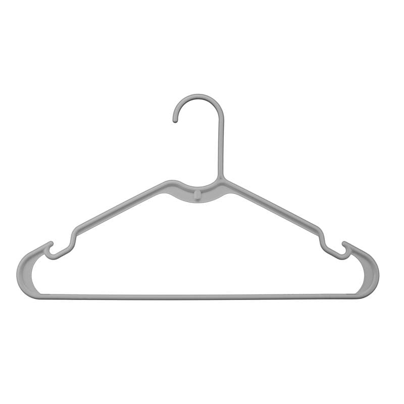 Whitmor 6345-8701-10SGR Plastic Gray Hanger 10 pk