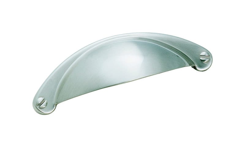 Amerock BP9365G10 Traditional Cup Cabinet Pull Cup 2-1/2 in. Satin Nickel Silver 1 pk