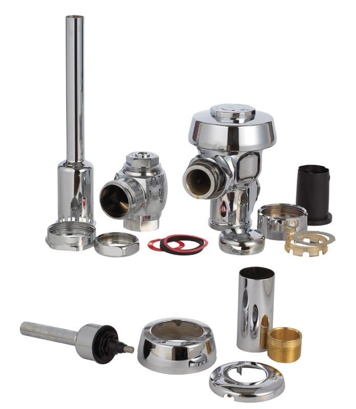 Sloan 3082653 Regal Urinal Flush Valve Silver Polished Chrome Brass