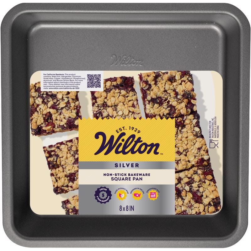 Wilton 191011500 Silver 8 in. Square Cake Pan Silver