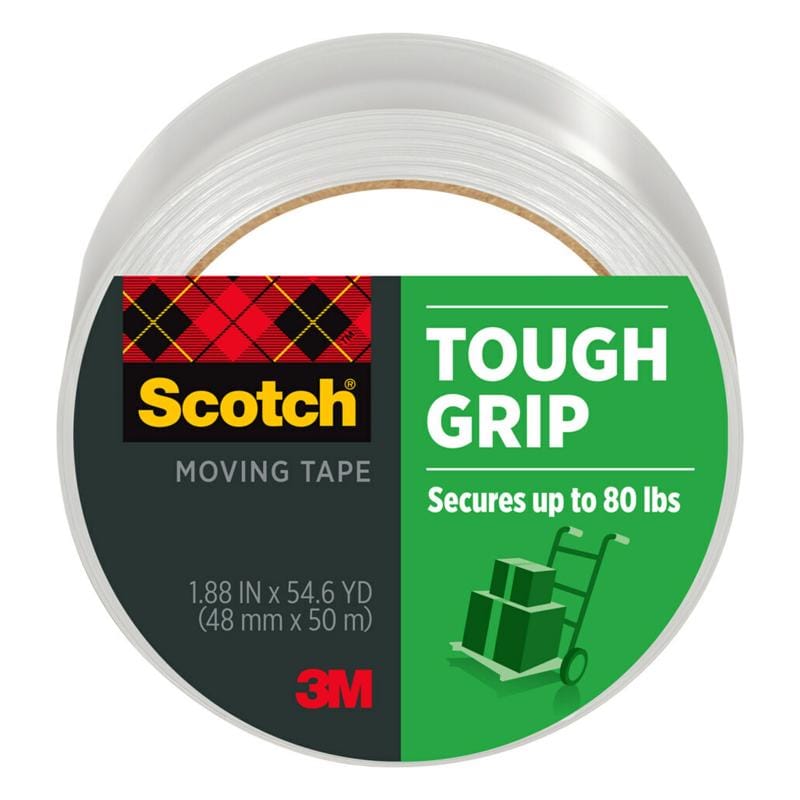 Scotch 3500 Tough Grip 1.88 in. W X 54.6 yd L Moving Tape