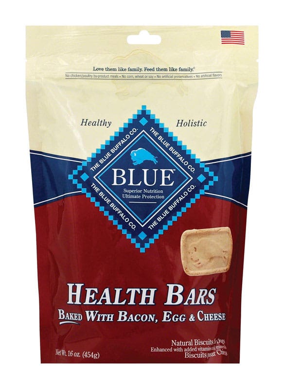 Blue Buffalo 596933 Health Bars Bacon, Egg and Cheese Treats For Dog 16 oz 1 pk