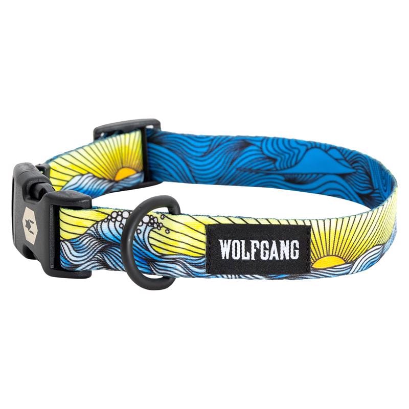 Wolfgang WC-001-111 Multicolored DawnPatrol Polyester Dog Collar Small