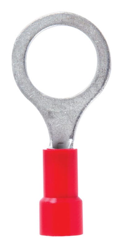 Jandorf 60976 22-18 Ga. Insulated Wire Ring Terminal Red 5 pk