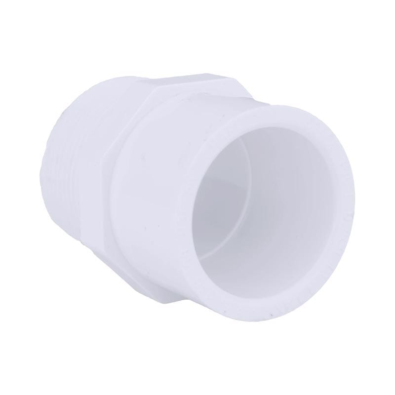 Charlotte Pipe PVC 02110 1600 Schedule 40 2 in. MPT X 1-1/2 in. D Slip PVC Pipe Adapter 1 pk