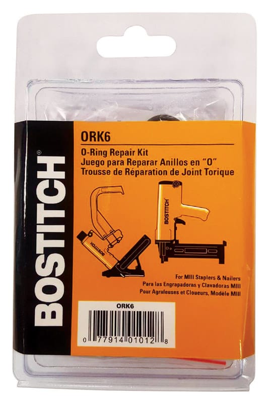 Bostitch ORK6 O-Ring Repair Kit For MIII Flooring Staplers and Nailers 1 pc