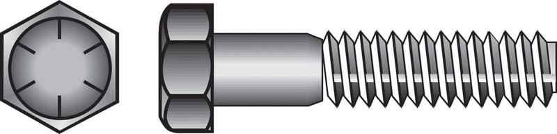 Hillman 220259 1/2 in. D X 5 in. L Heat Treated Steel Hex Head Cap Screw 25 pk