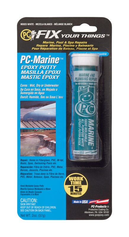 Pc-Marine 025567 High Strength White Epoxy 2 oz