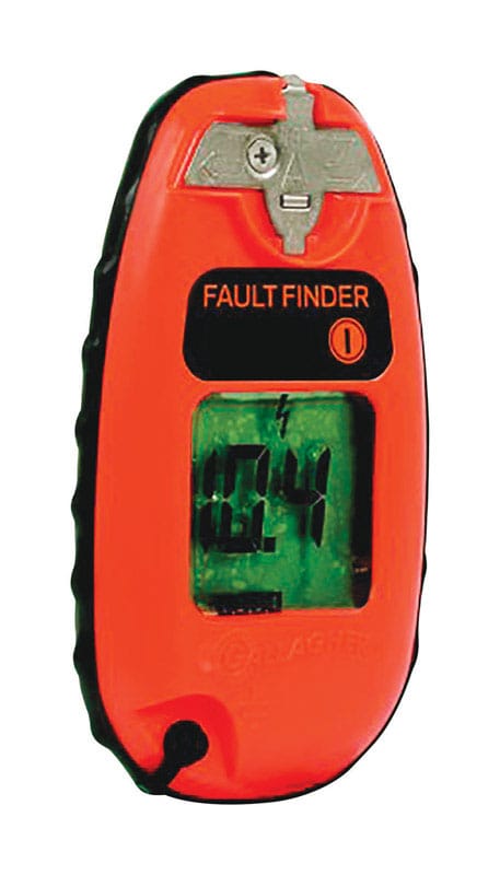 Gallagher G50905 1.5 V Battery-Powered Fence Volt/Current Meter and Fault Finder Orange