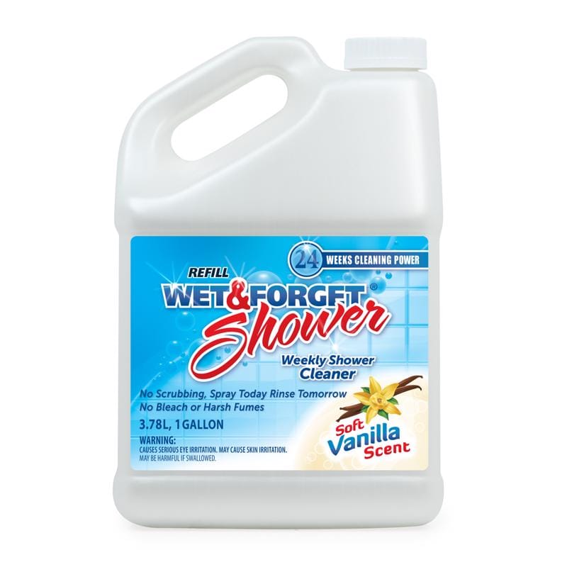 Wet & Forget 801128 Vanilla Scent Shower Cleaner 1 gal Liquid