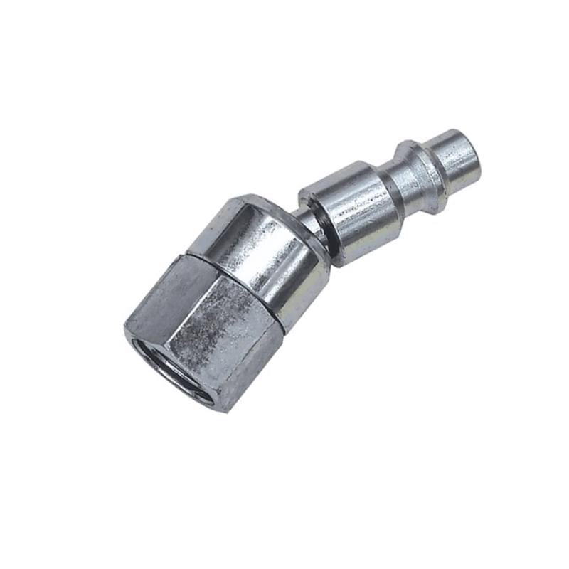 Truflate TRFL12233 Tru-Flate Steel I/M Milton Swivel Plug 1/4 in. Female X 1/4 in. 1 pc