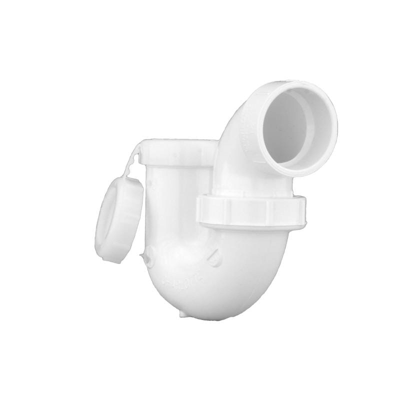 Charlotte Pipe PVC00711P0600 Schedule 40 1-1/2 in. Hub X 1-1/2 in. D Slip PVC P-Trap with Union 1 pk
