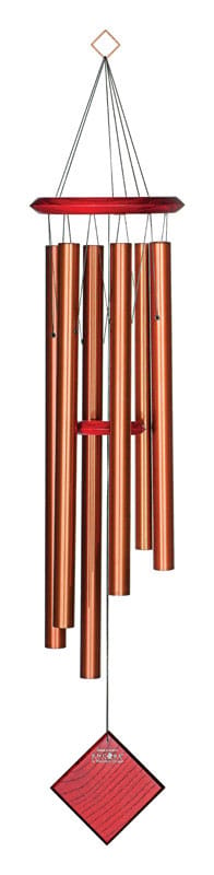 Woodstock Chimes DCB37 Encore Collection Bronze Aluminum/Wood 37 in. Bronze Chimes of Earth Wind Chime