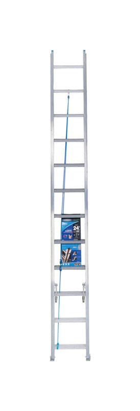 Werner D1324-2 24 ft. H Aluminum Extension Ladder Type I 250 lb. cap.