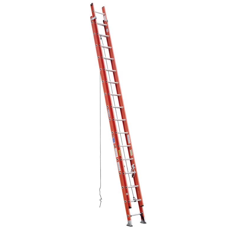 Werner D6232-2 32 ft. H Fiberglass Extension Ladder Type IA 300 lb. cap.