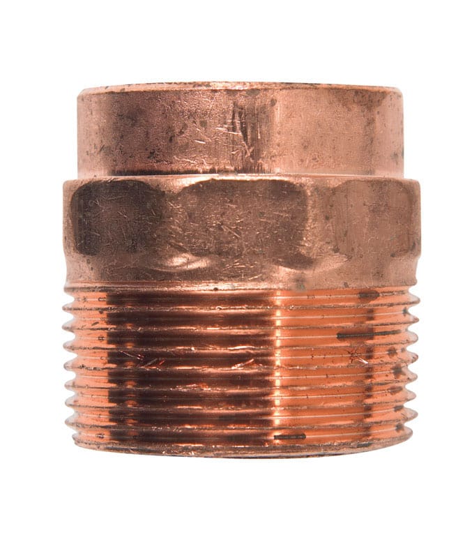 Nibco W01295D 1-1/4 in. Copper X 1-1/4 in. D MIP Copper Pipe Adapter 1 pk