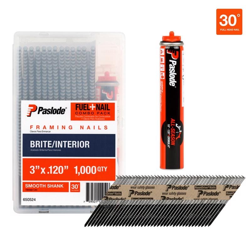 Paslode 650524 Frame Nail/Fuel 3"X.120