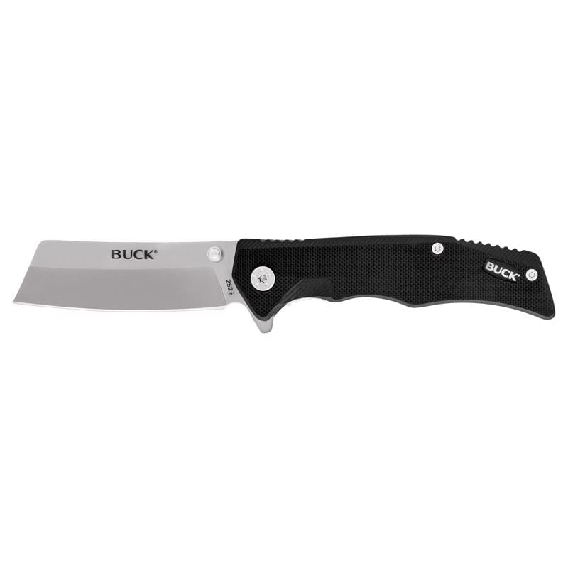 Buck Knives 13090 Trunk Black 7Cr Stainless Steel > 6 in. Cleaver Pocket Knife
