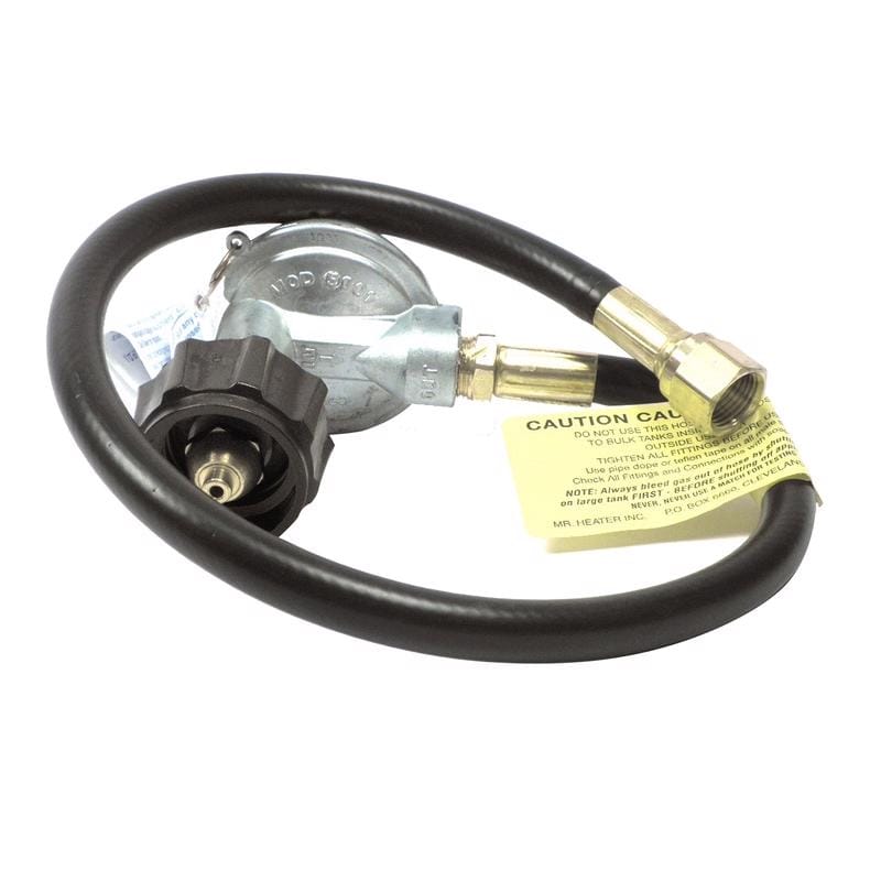 MR. Heater F271161 3/8 in. D X 22 in. L Brass/Plastic Acme Nut x Female Flare Hose Assembly and Regulator