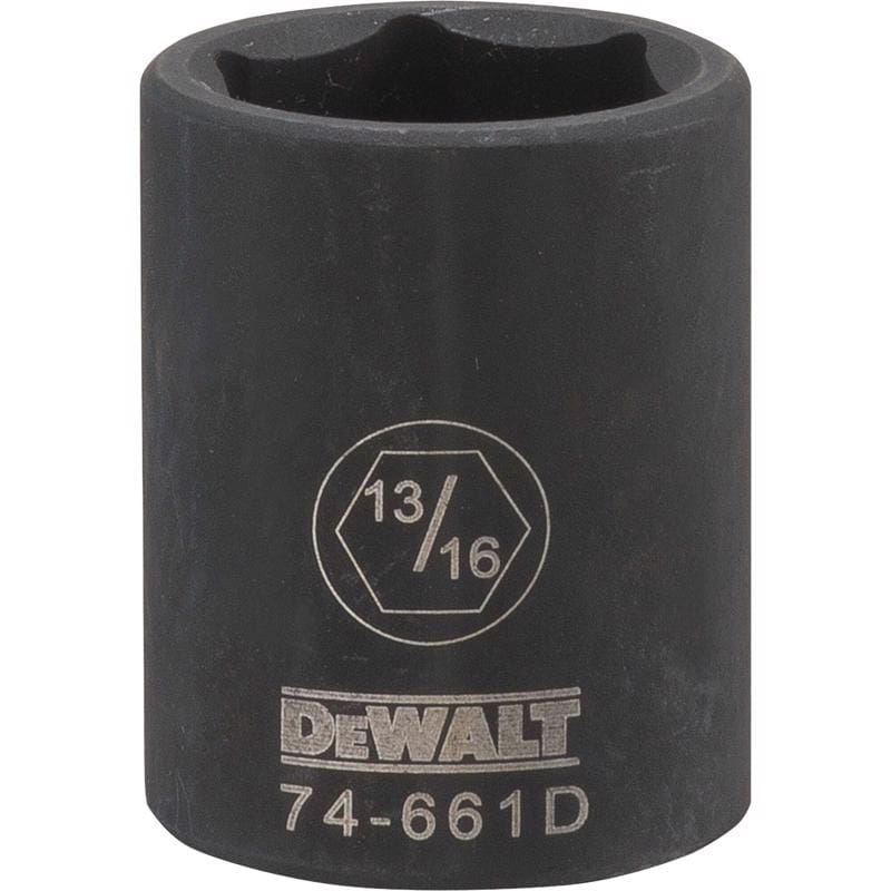 Dewalt DWMT74661OSP 13/16 in. X 1/2 in. drive SAE 6 Point Deep Impact Socket 1 pc