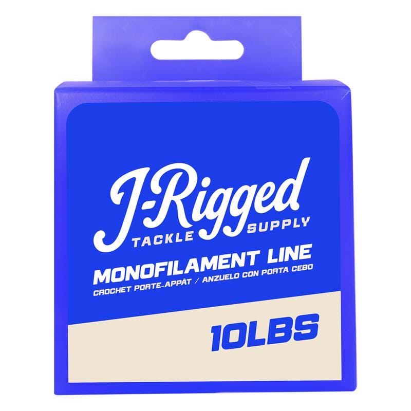 J-Rigged TTBMFFL03 Monofilament Fishing Line 10 lb. cap. 375 yd