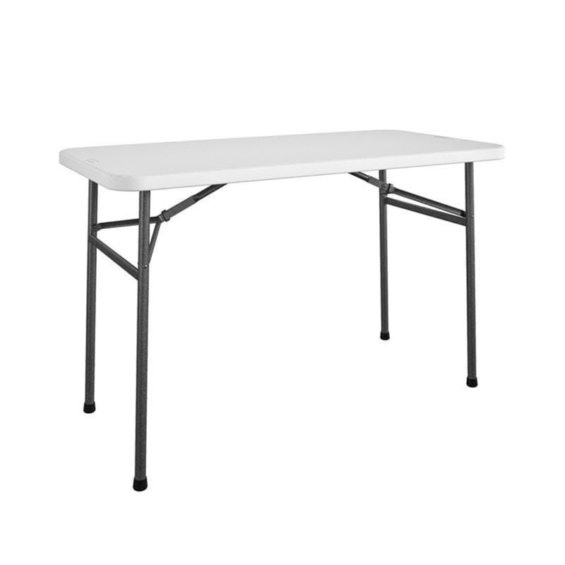 Living Accents H2448B 23.5 in. W X 48 in. L Rectangular Folding Table